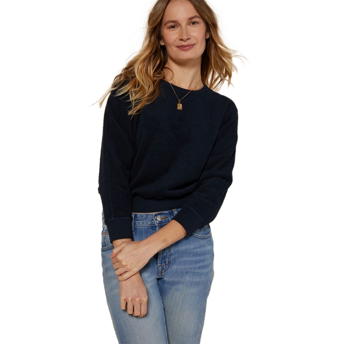 Outerknown Hightide Crop Crew Sweatshirt - Women's product image
