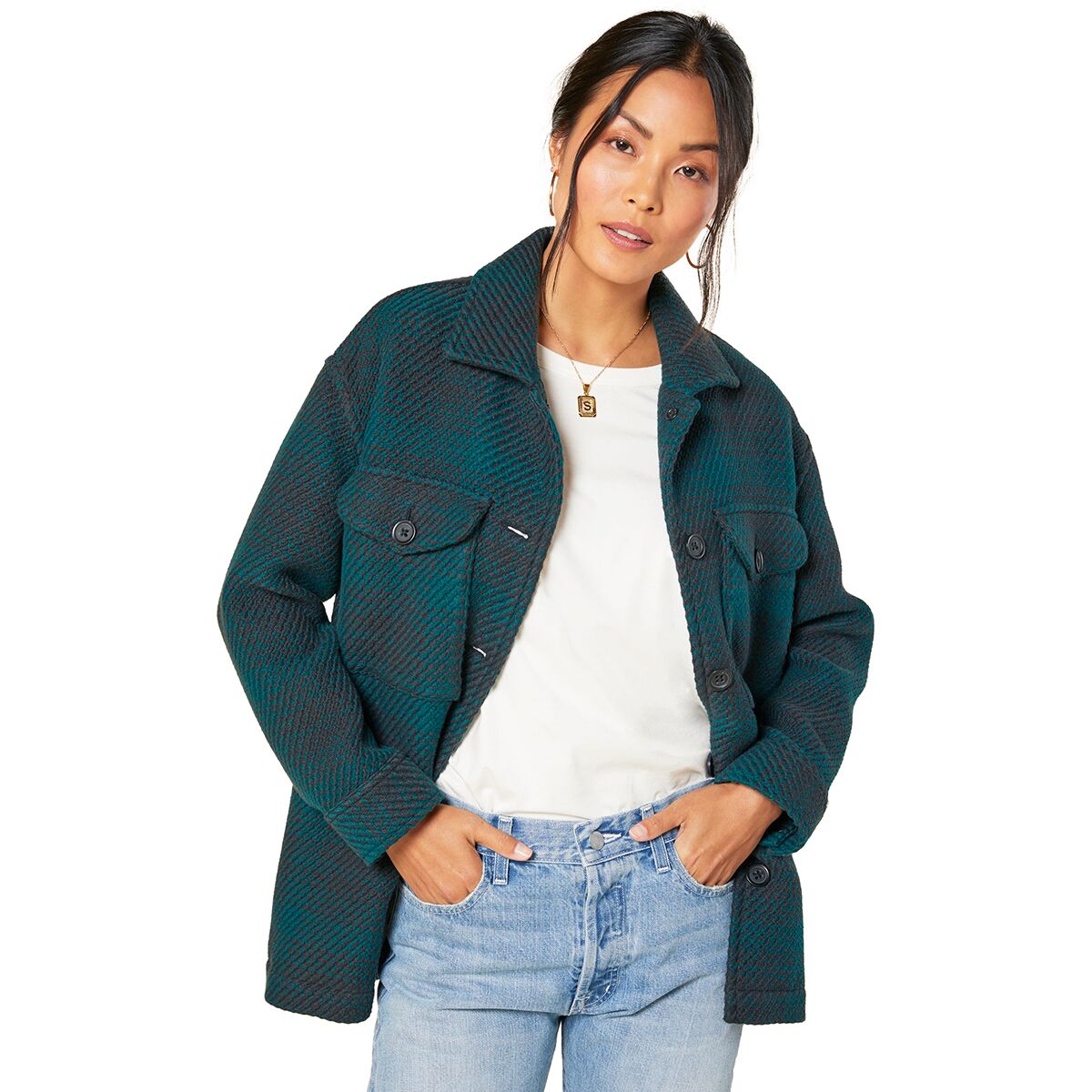 Outerknown Cloud Weave Shirt Jacket - Women's product image