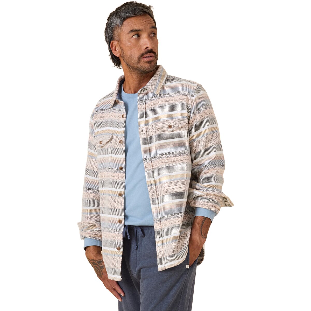 Image of Outerknown Blanket Shirt - Men's High Desert Sands, S