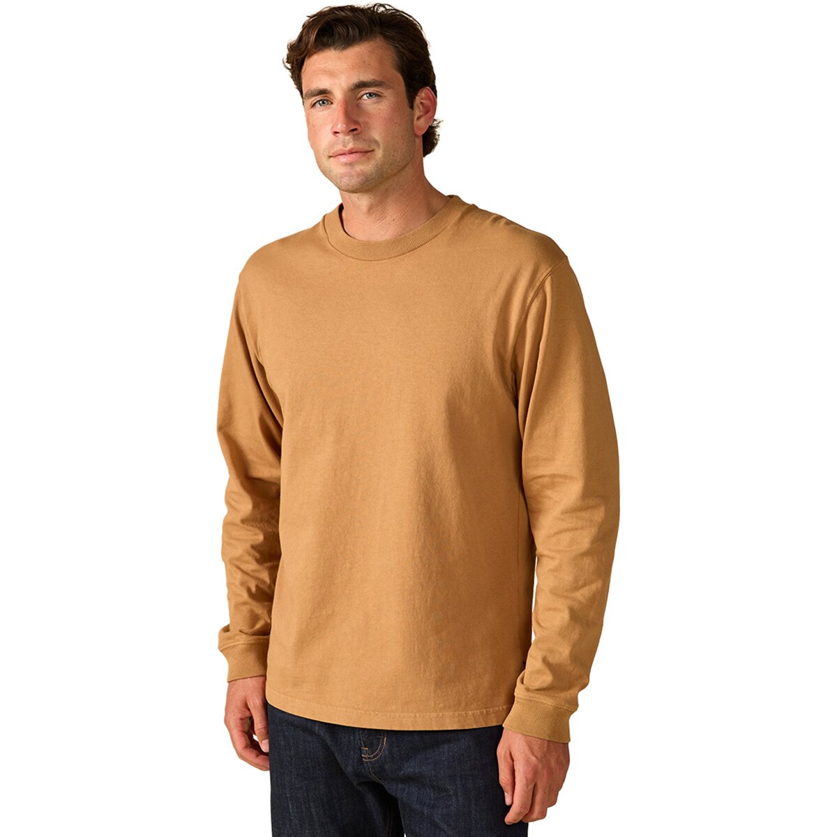Image of Outerknown Big Heavy Long-Sleeve T-Shirt - Men's Golden State, M