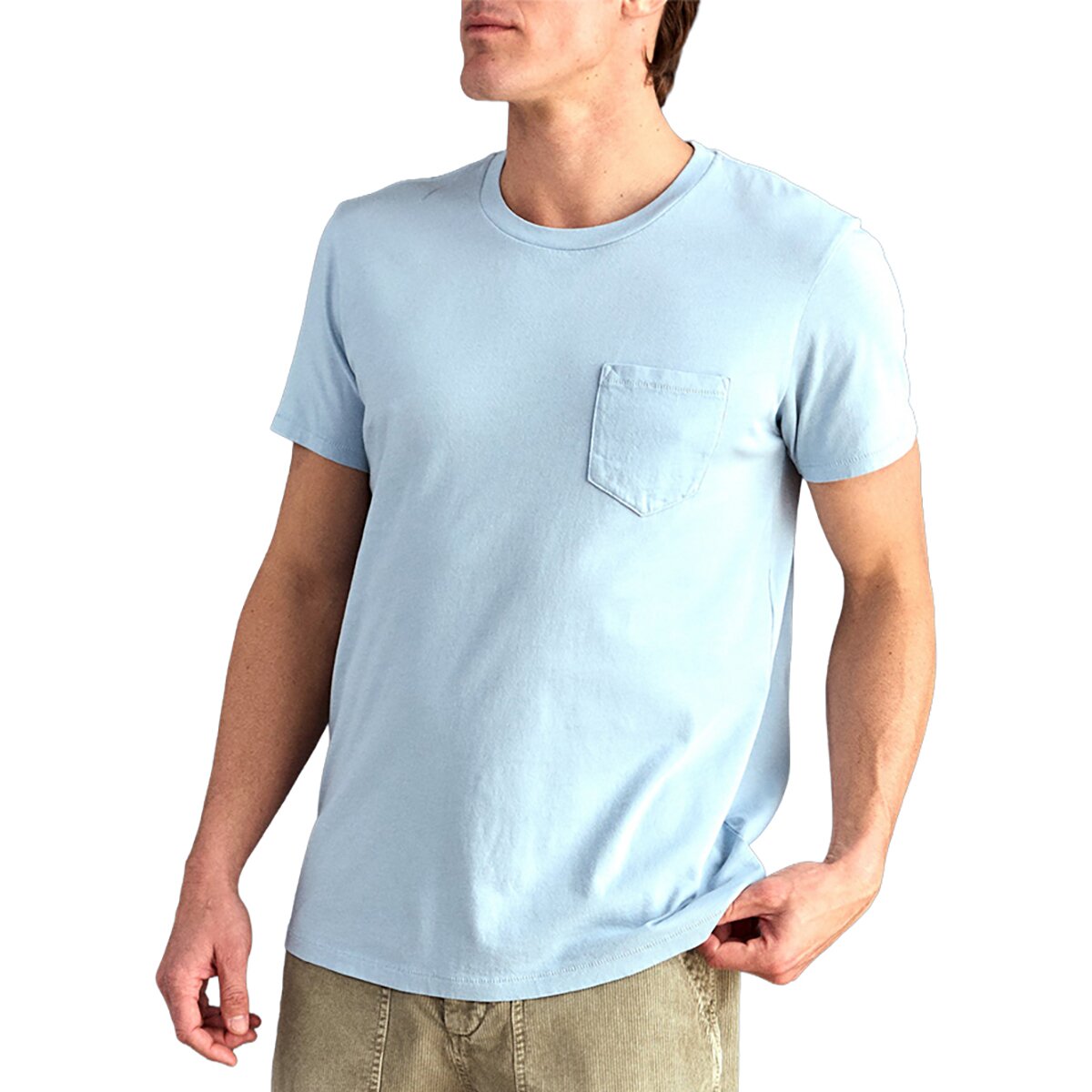Image of Outerknown Groovy Pocket T-Shirt - Men's Sky Ride, M