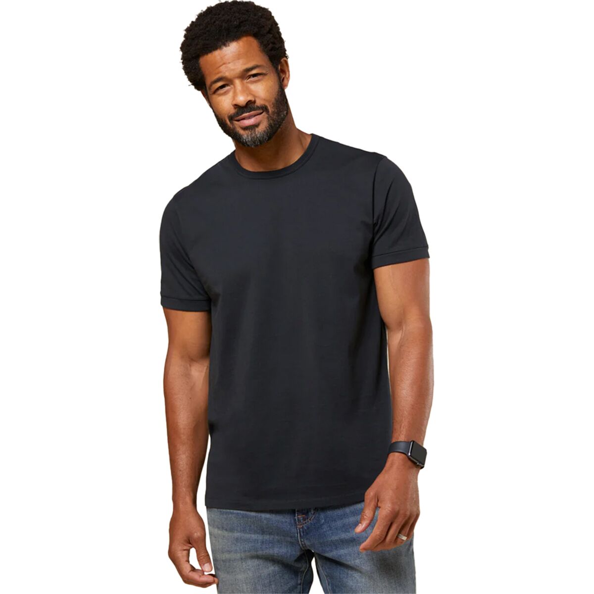Image of Outerknown Sojourn T-Shirt - Men's Bright Black, M