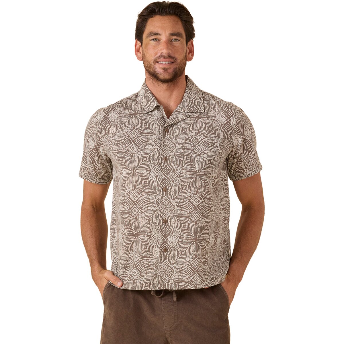 Image of Outerknown BBQ Shirt - Men's Kelp Bloom Ripples, L