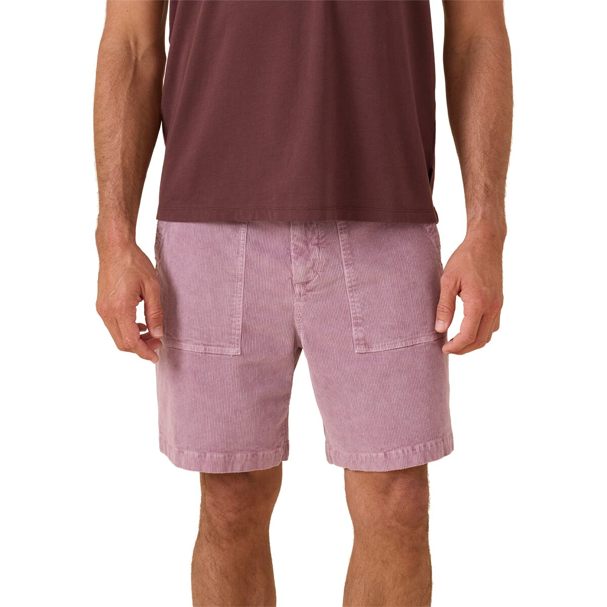Image of Outerknown Seventyseven Cord Utility Short - Men's Lilac Sands, 38