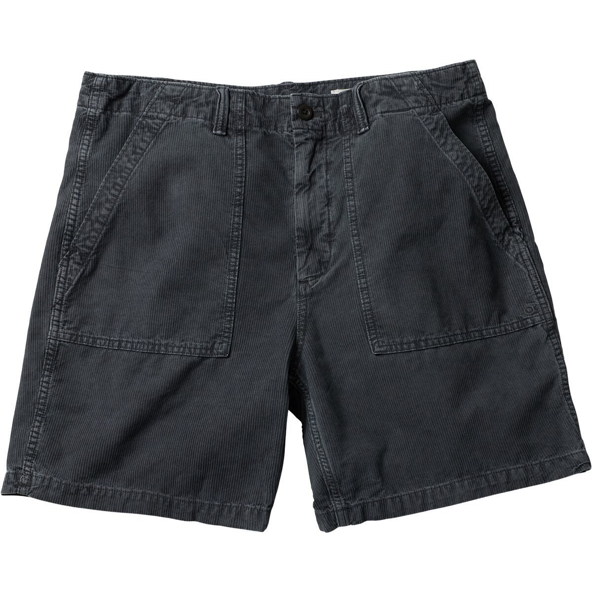 Image of Outerknown Seventyseven Cord Utility Short - Men's Washed Black, 36