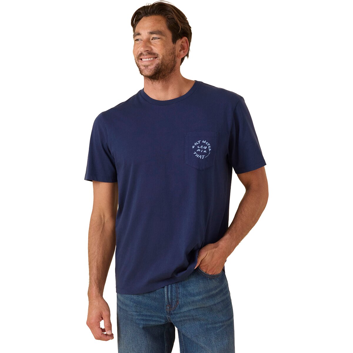 Image of Outerknown Ty Williams Salt Water T-Shirt - Men's Marine, S