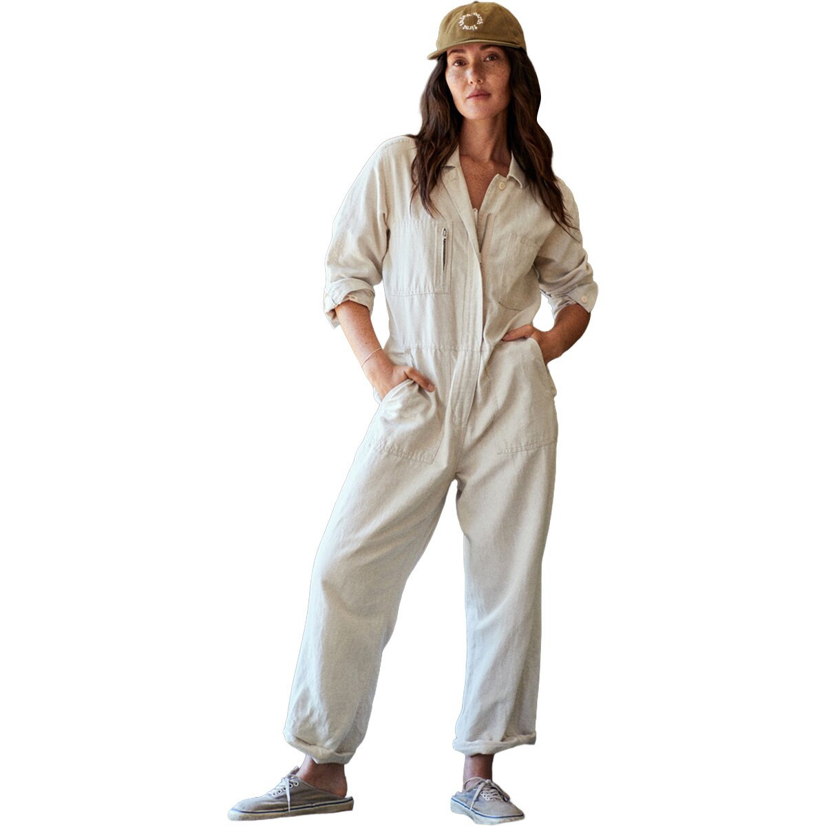 Image of Outerknown Station Jumpsuit - Women's Natural, XS