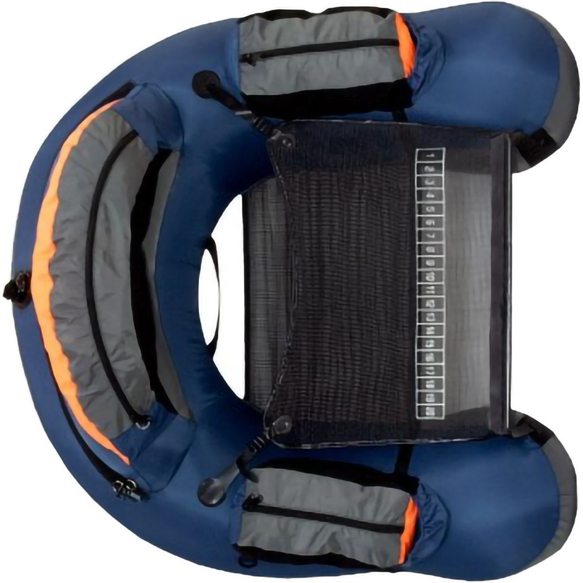 Image of Outcast Fish Cat Rise Navy, 43in x 43in