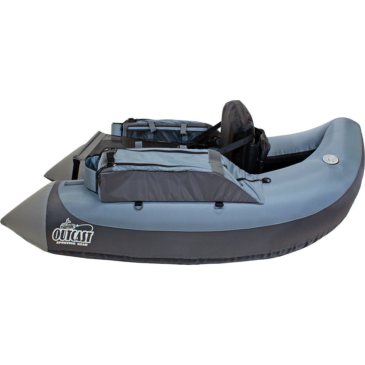 Image of Outcast Super Fat Cat Float Tube Slate Blue, One Size