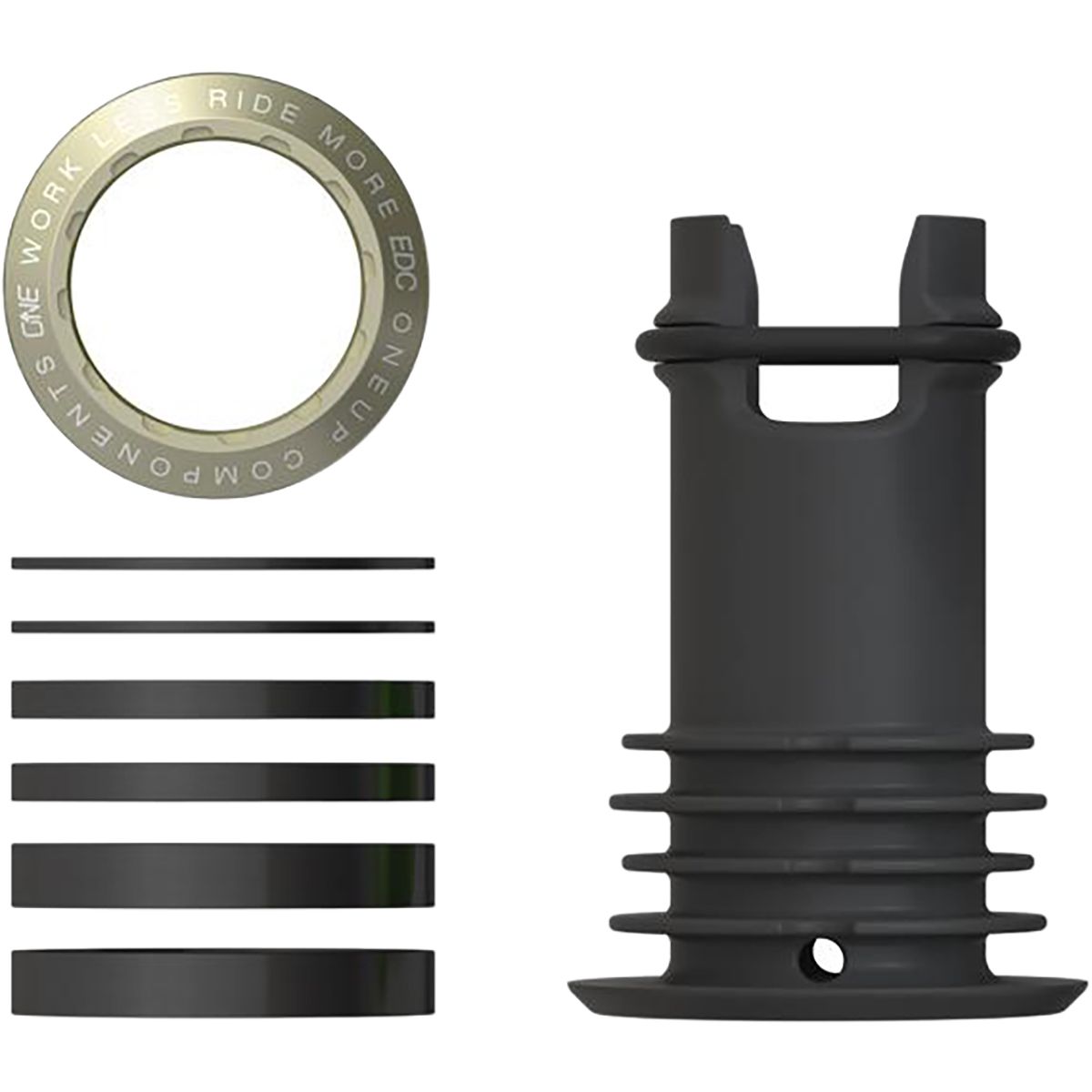 Image of OneUp Components EDC Top Cap Gold, One Size