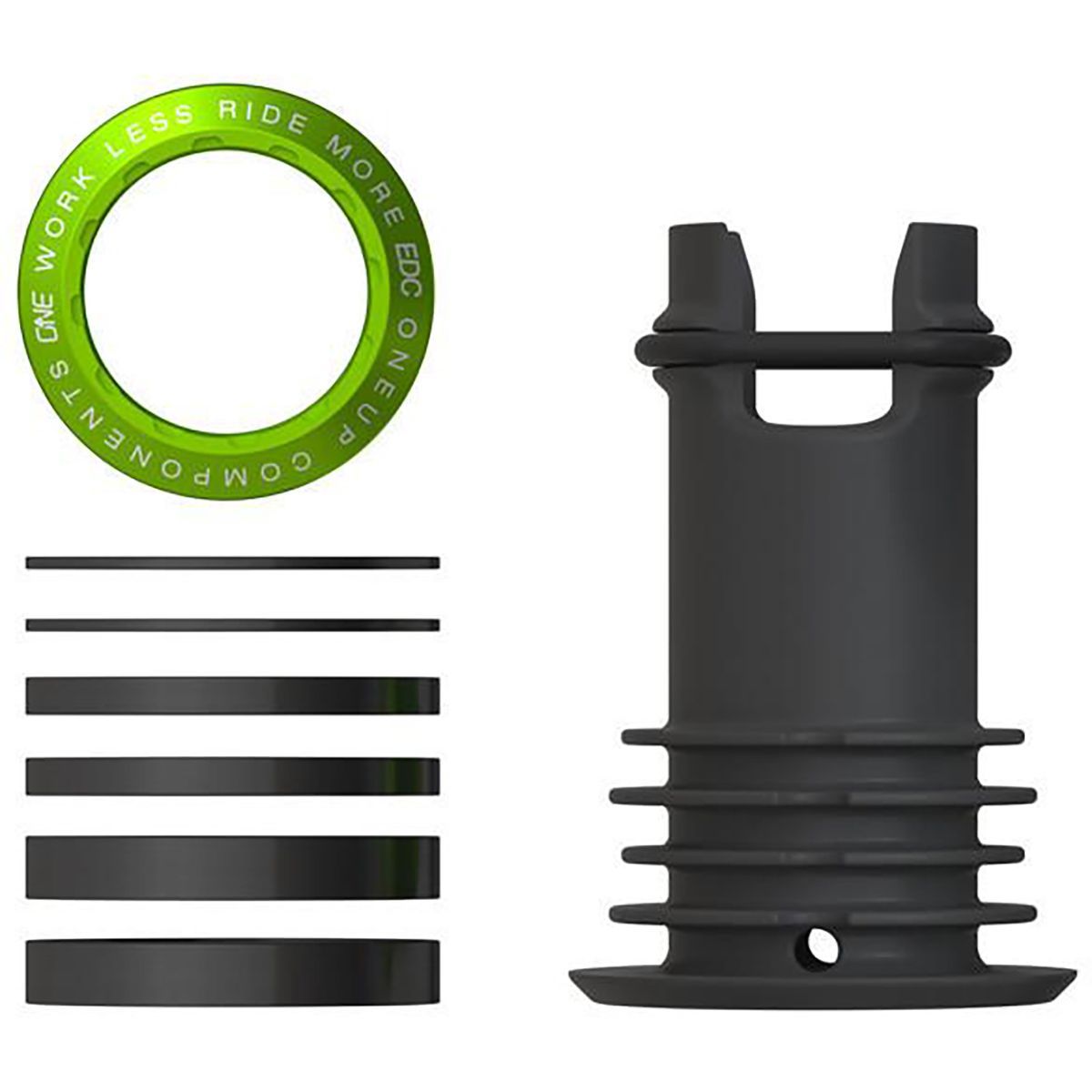 Image of OneUp Components EDC Top Cap Green, One Size