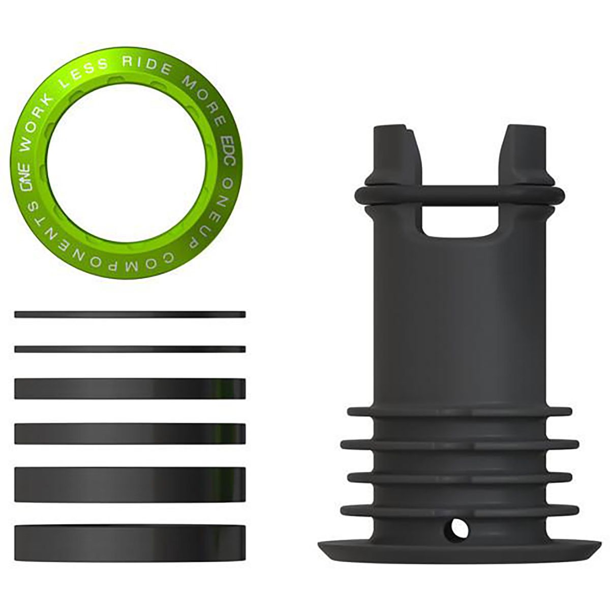 Image of OneUp Components EDC Top Cap Green, One Size