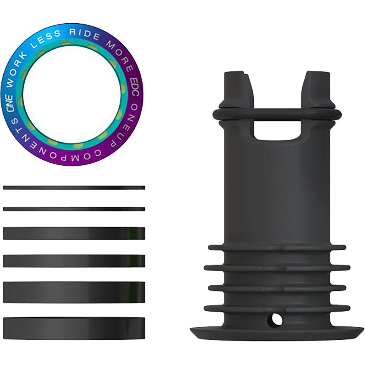 Image of OneUp Components EDC Top Cap Oil Slick, One Size