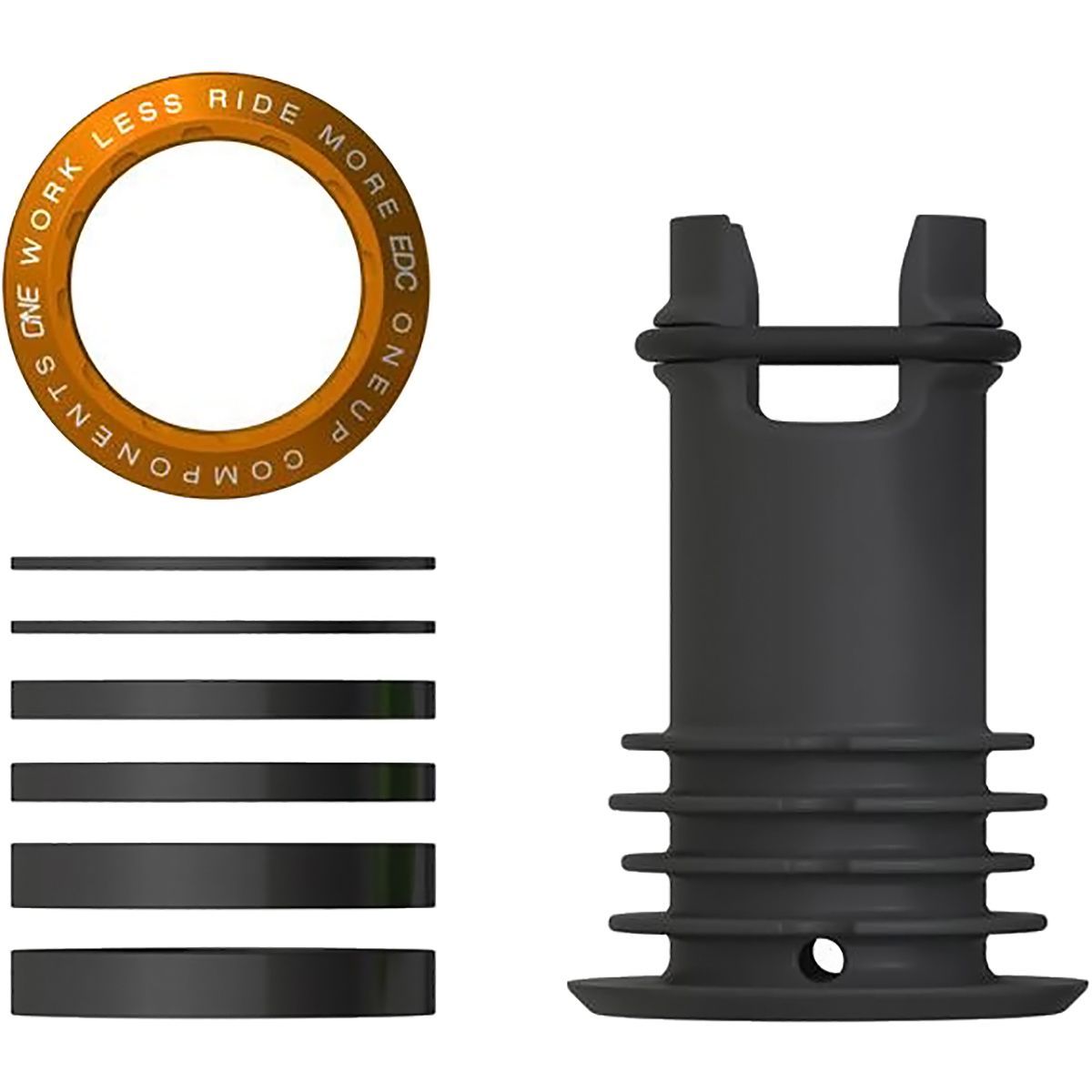 Image of OneUp Components EDC Top Cap Orange, One Size