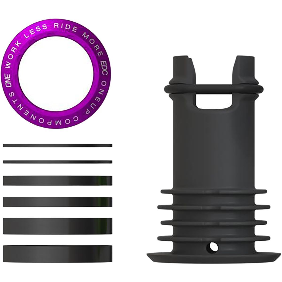 Image of OneUp Components EDC Top Cap Purple, One Size