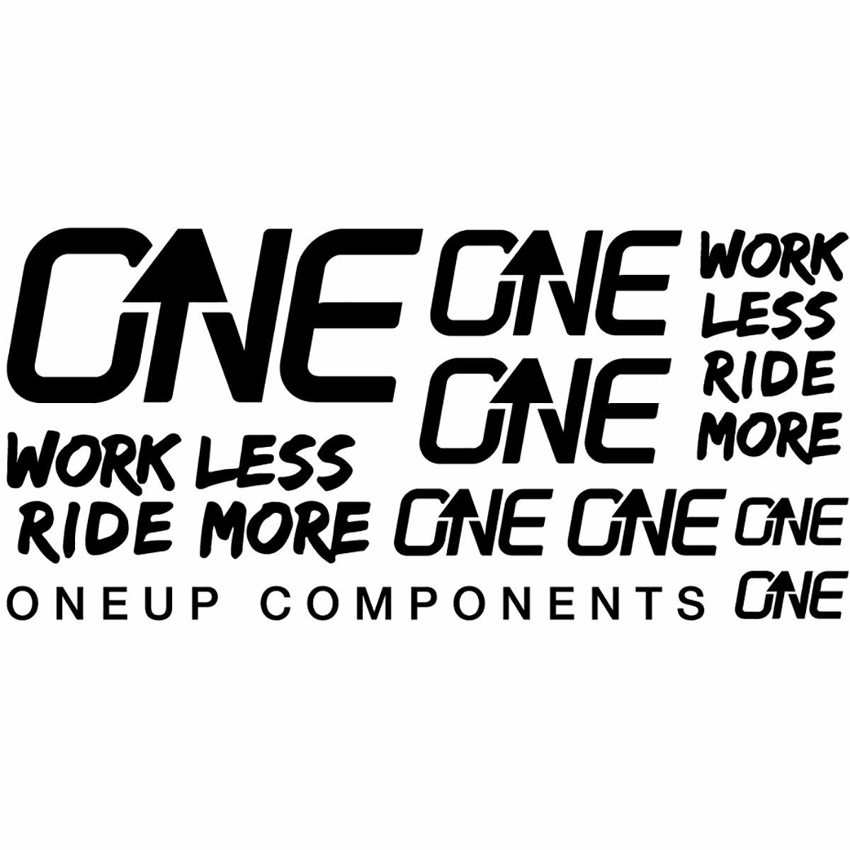 Image of OneUp Components Handlebar Decal Kit Black, Kit