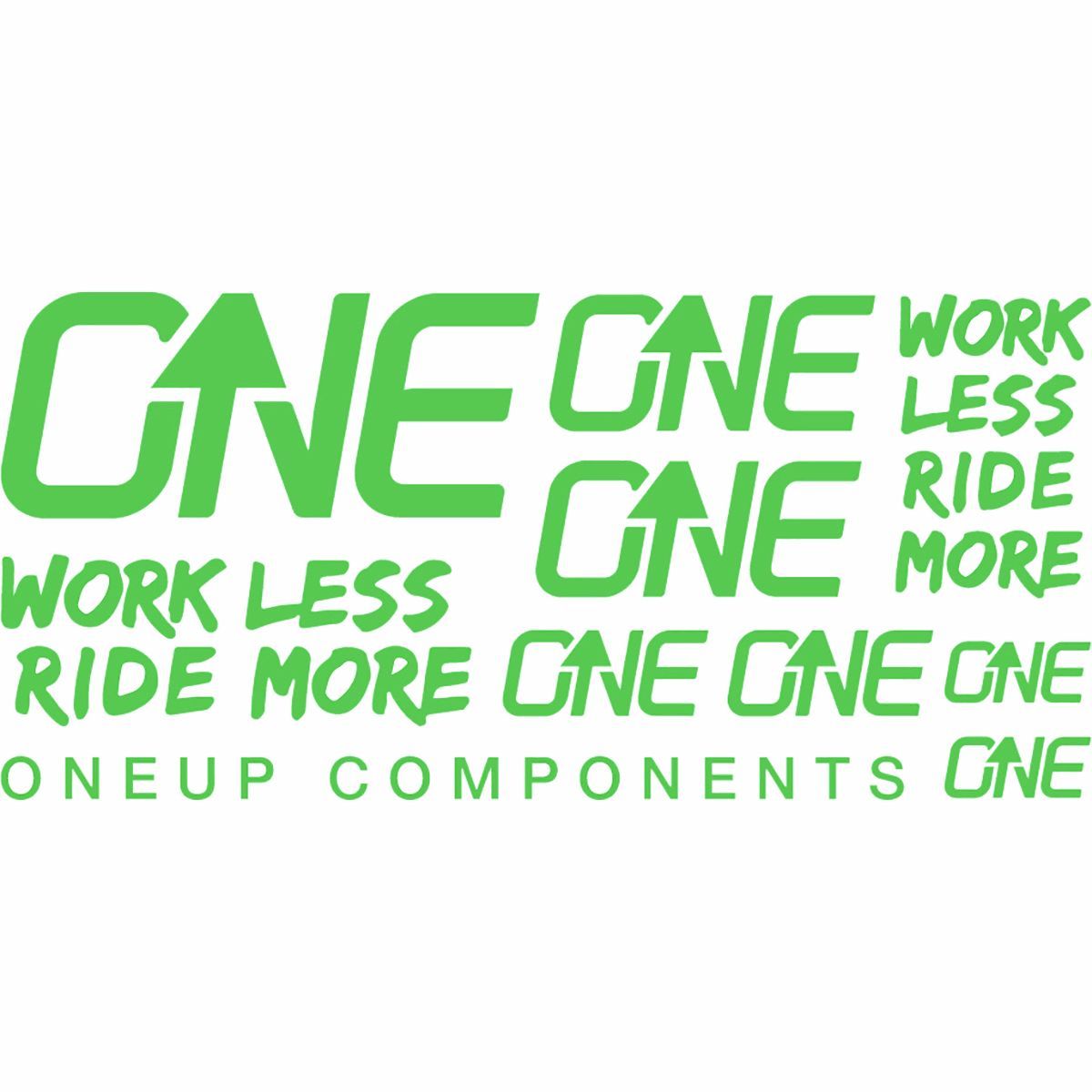 Image of OneUp Components Handlebar Decal Kit Green, Kit