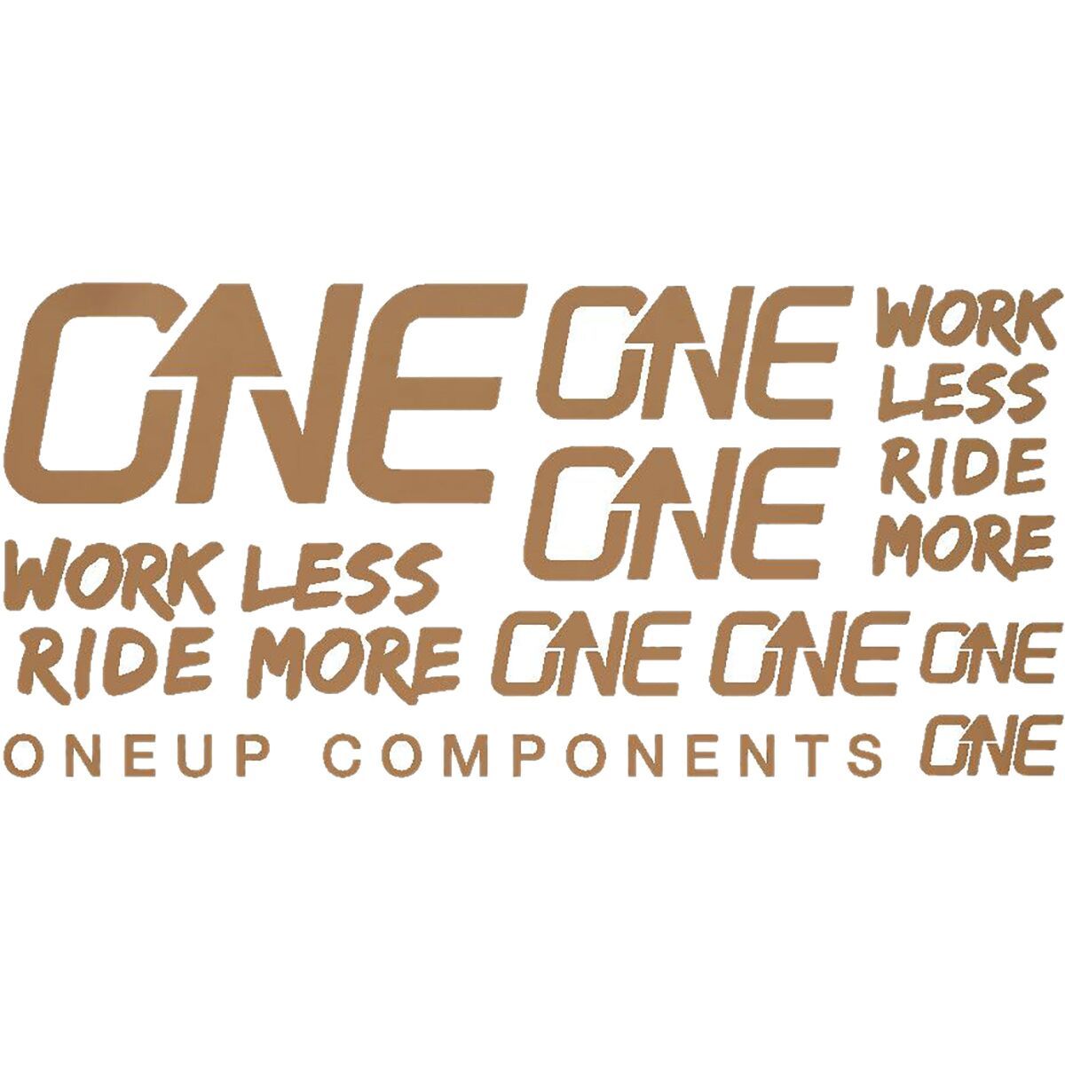 Image of OneUp Components Handlebar Decal Kit Matte Bronze, Kit
