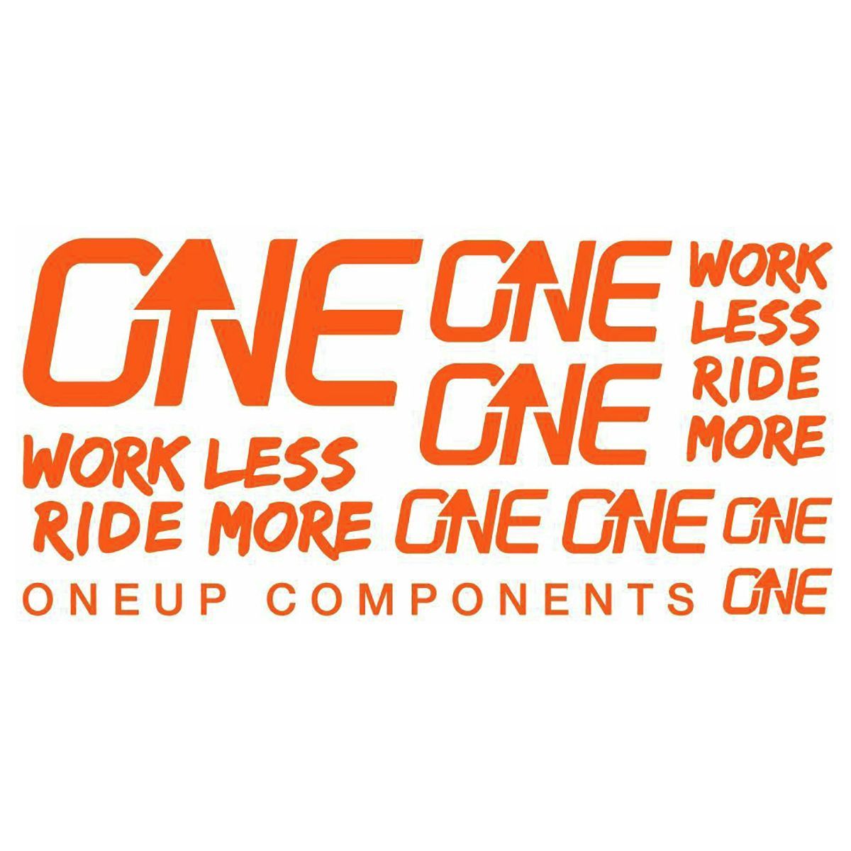 Image of OneUp Components Handlebar Decal Kit Orange, Kit