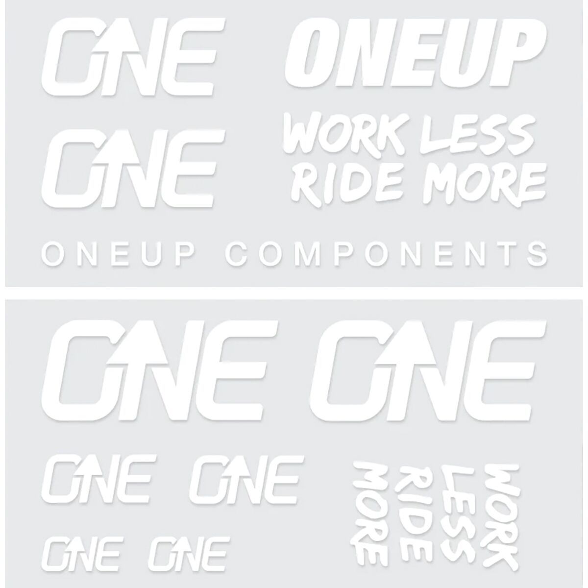 Image of OneUp Components Handlebar Decal Kit White, Kit