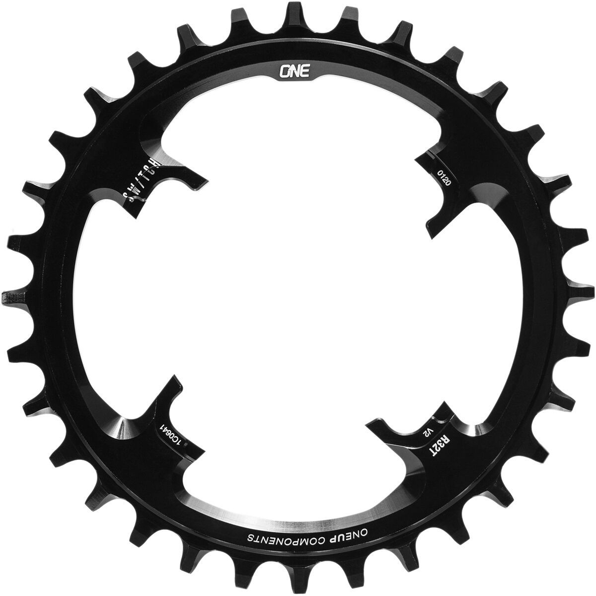 Image of OneUp Components Switch v2 Chainring Black, 34t