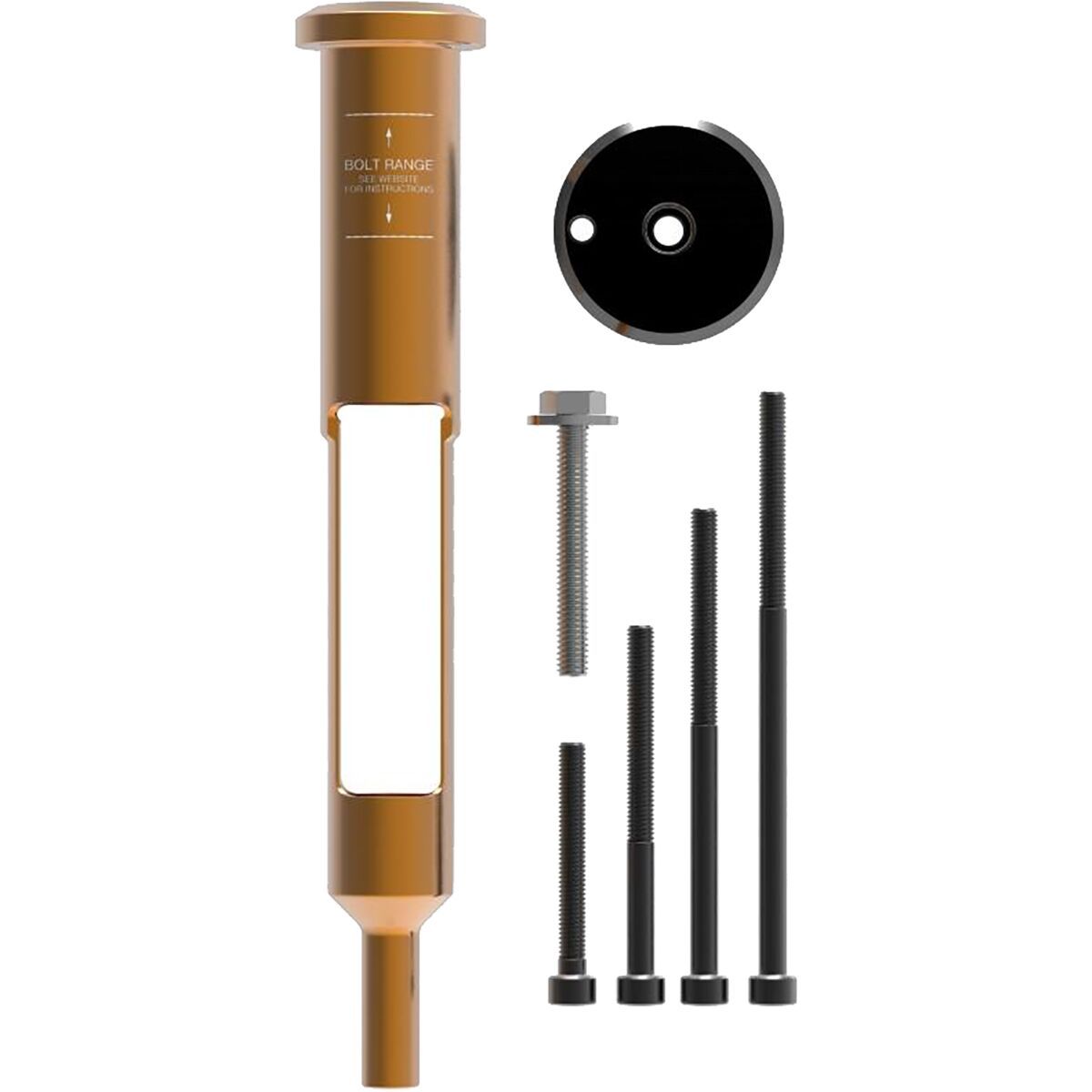 Image of OneUp Components EDC V2 Threadless Carrier Orange, One Size