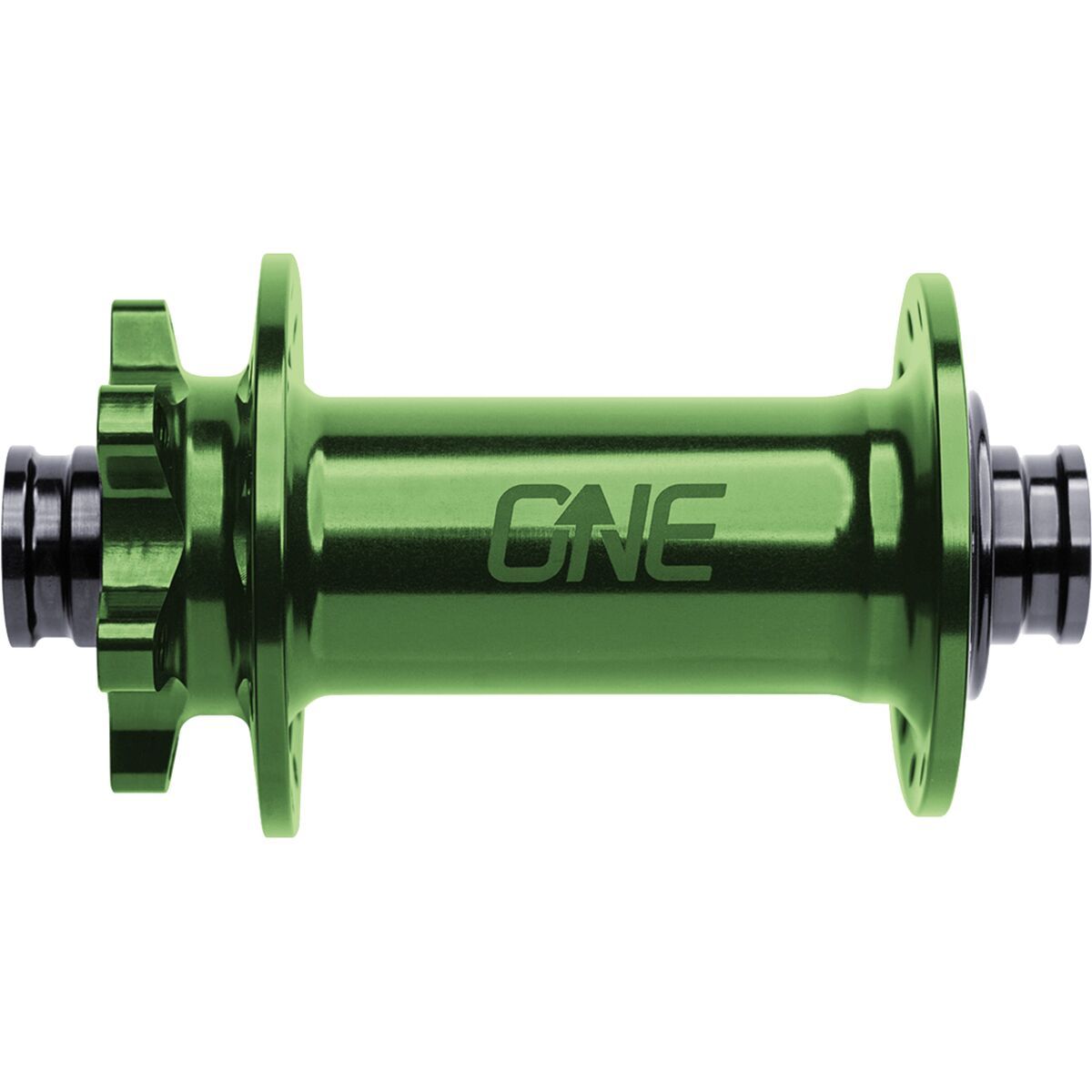 Image of OneUp Components Front Boost 6-Bolt Hub Green, 15x110mm, 28-Hole