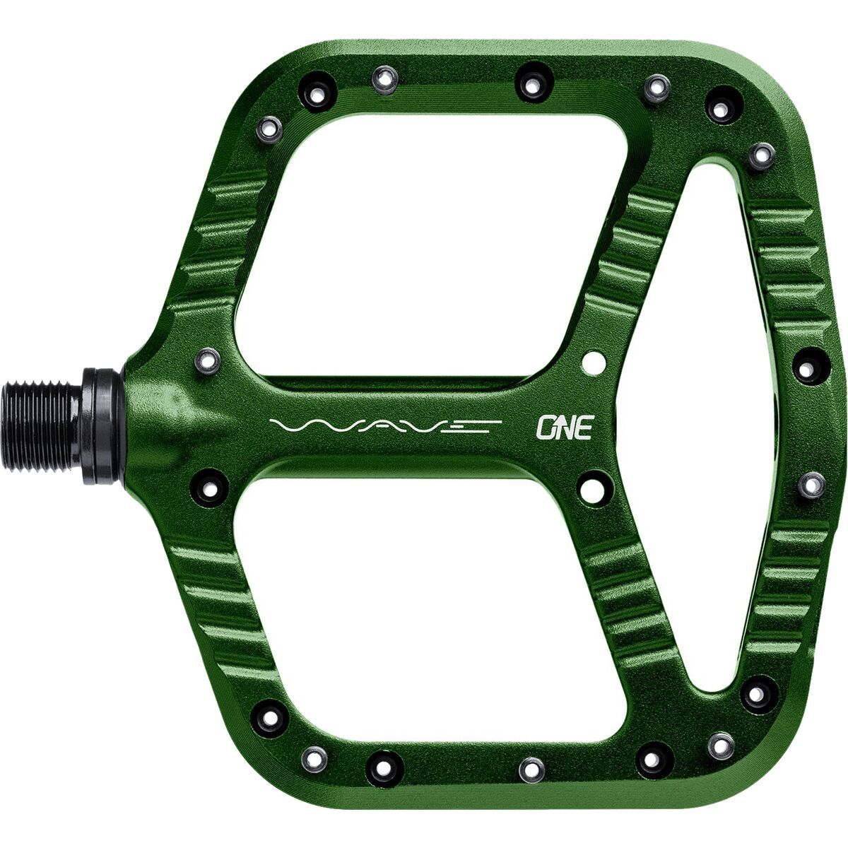 Image of OneUp Components Wave Pedals Dark Green, One Size