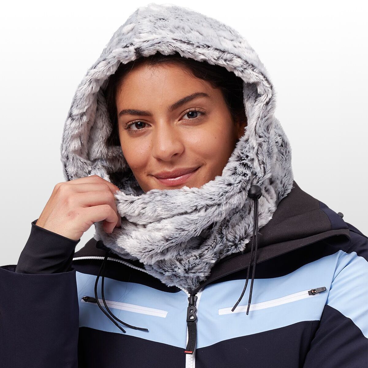 Overeasy Grey Snow Camo Unisex Balaclava Mountain‎ HoodE Summit | Balaclava main image 4