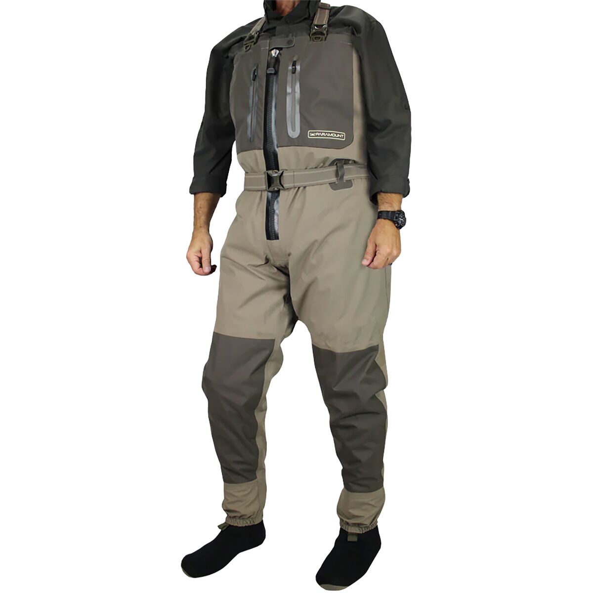 Image of Paramount Outdoors Deep Eddy Zippered Wader - Men's Elk, XXL