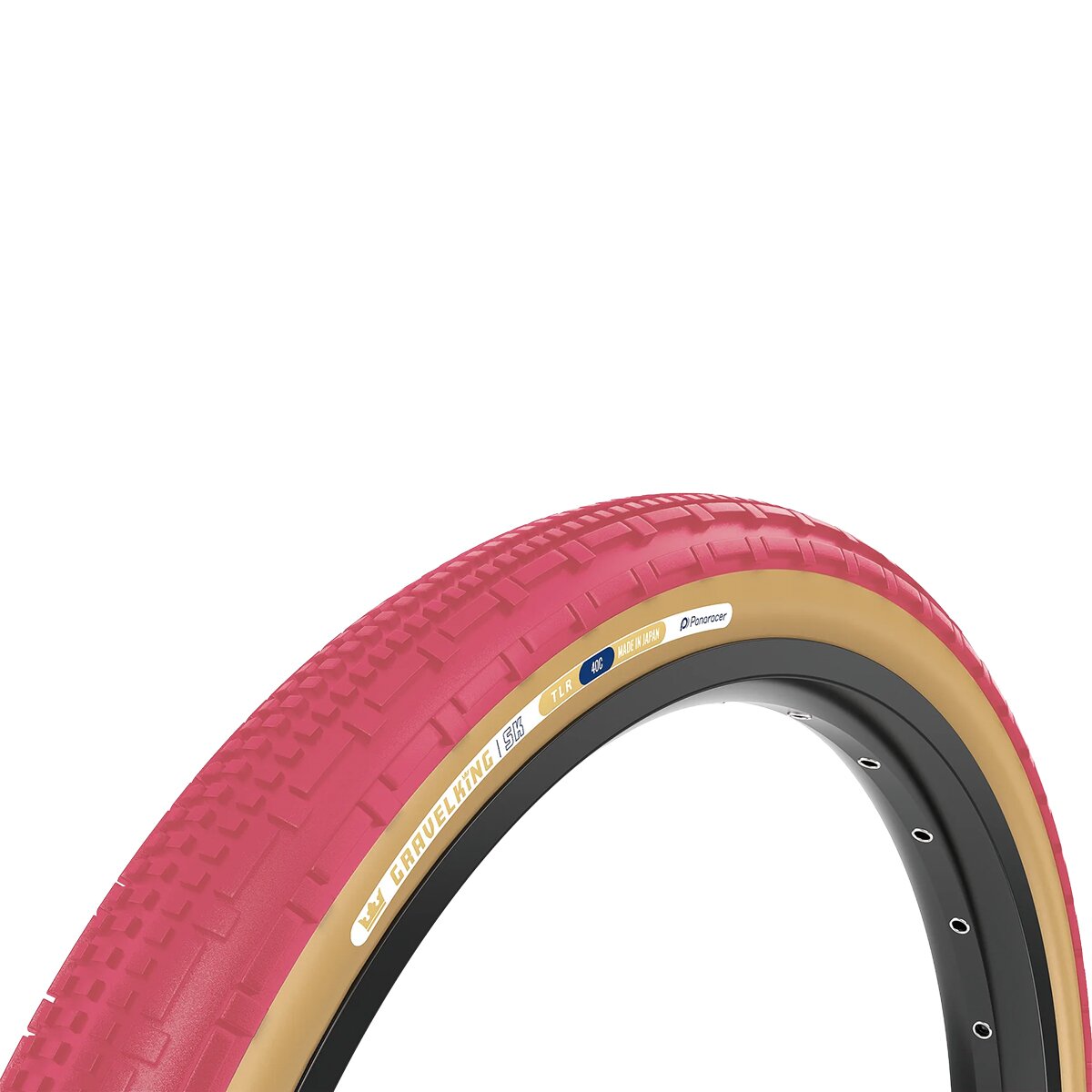 Panaracer Panaracer GravelKing SK Tubeless Tire Cranberry/Brown, 700x45