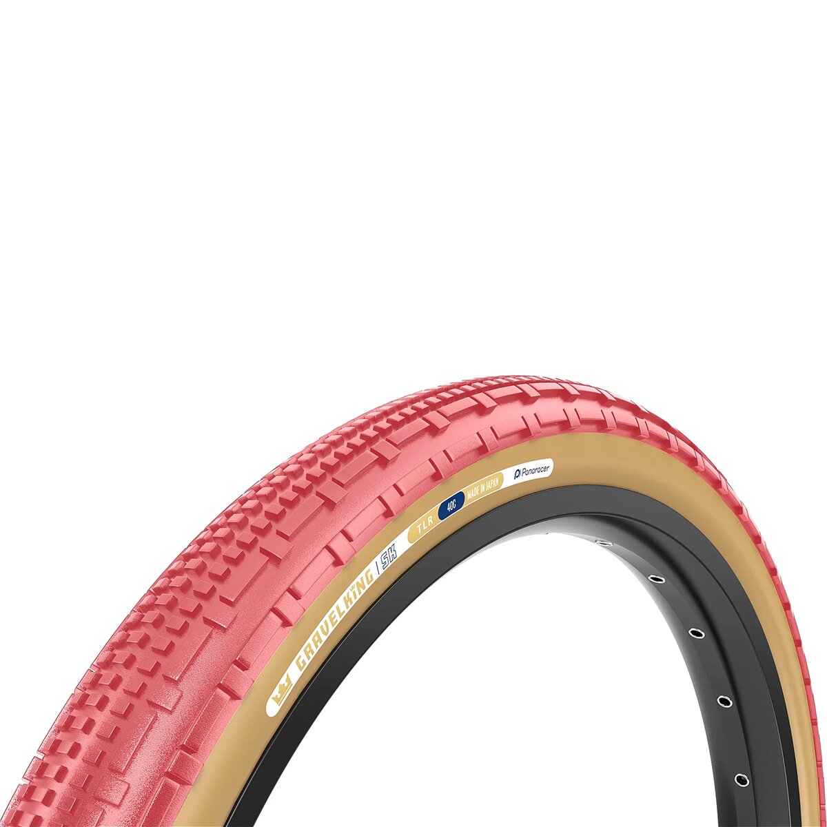 Image of Panaracer GravelKing SK Tubeless Tire Sakura/Brown, 700x40