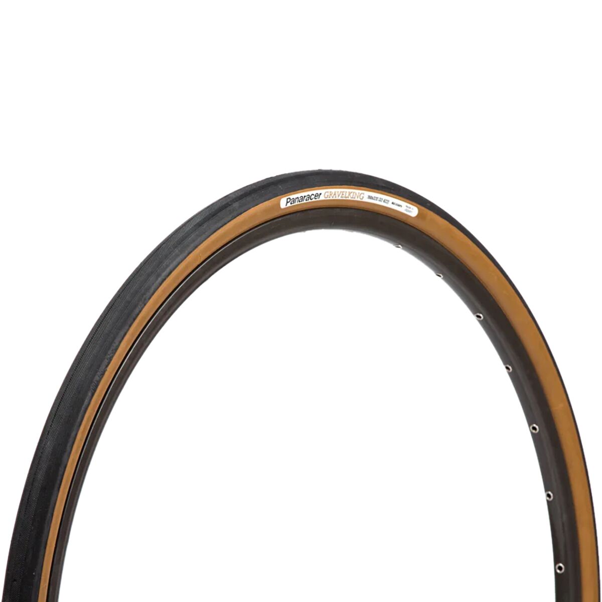 Image of Panaracer GravelKing Slick Tubeless Tire Black/Brown, 700x43mm