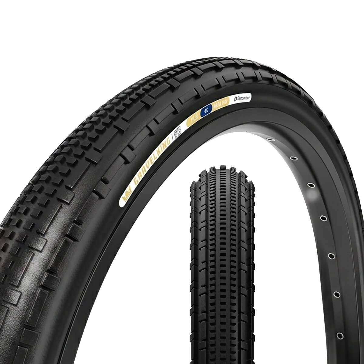 Image of Panaracer GravelKing SK Tubeless Tire Black, 700x45