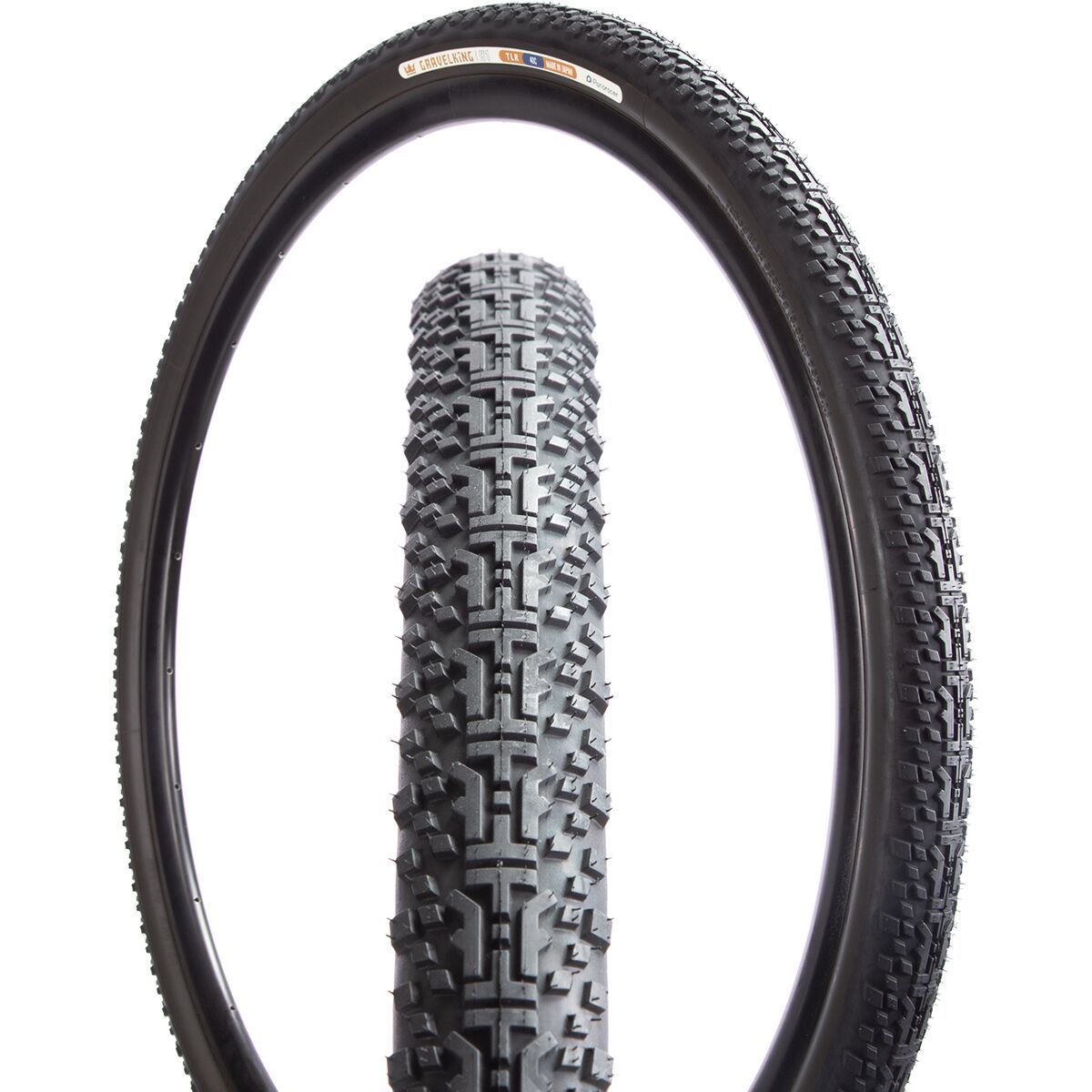Image of Panaracer GravelKing X1 Tubeless Tire Black, 700x35