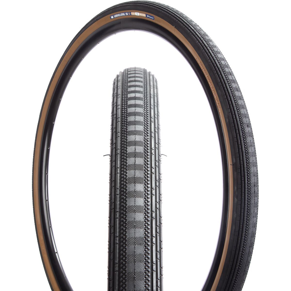 Image of Panaracer Gravelking SS+ Tire - Tubeless Black/Brown, 700x30