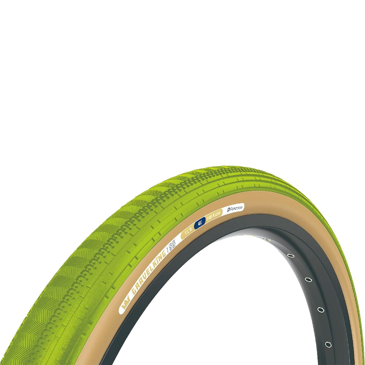 Panaracer Panaracer Panaracer GravelKing SS Tubeless Tire - Limited Edition Matcha/Brown, 700x45