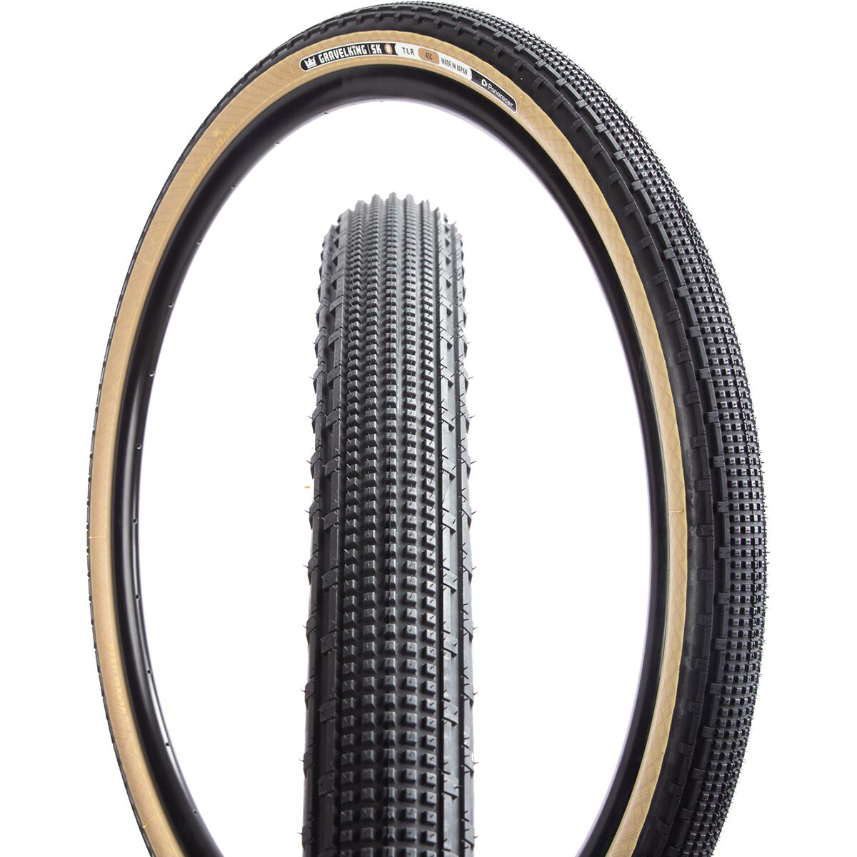 Image of Panaracer GravelKing SK R Tubeless Tire Black/Amber, 700x40