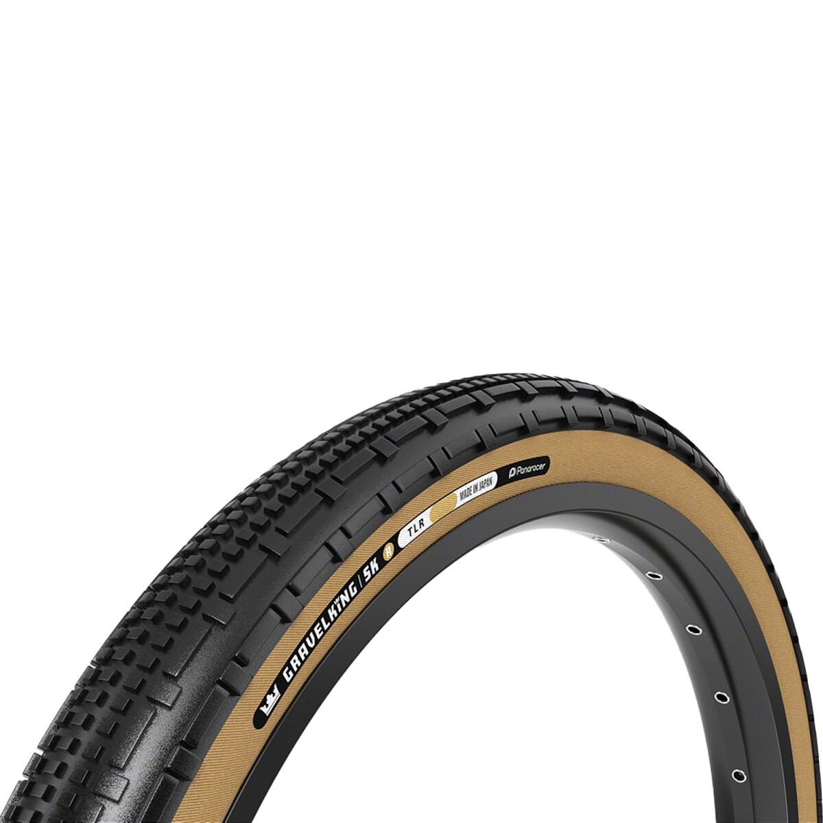 Image of Panaracer GravelKing SK R Tubeless Tire Black/Amber, 700x35