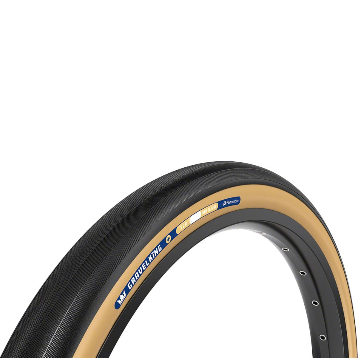 Image of Panaracer GravelKing Slick Plus Tubeless Tire Black/Brown, 700x35