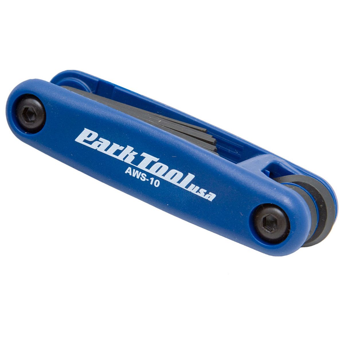 Image of Park Tool Folding Hex Wrench Set Blue, AWS-11C