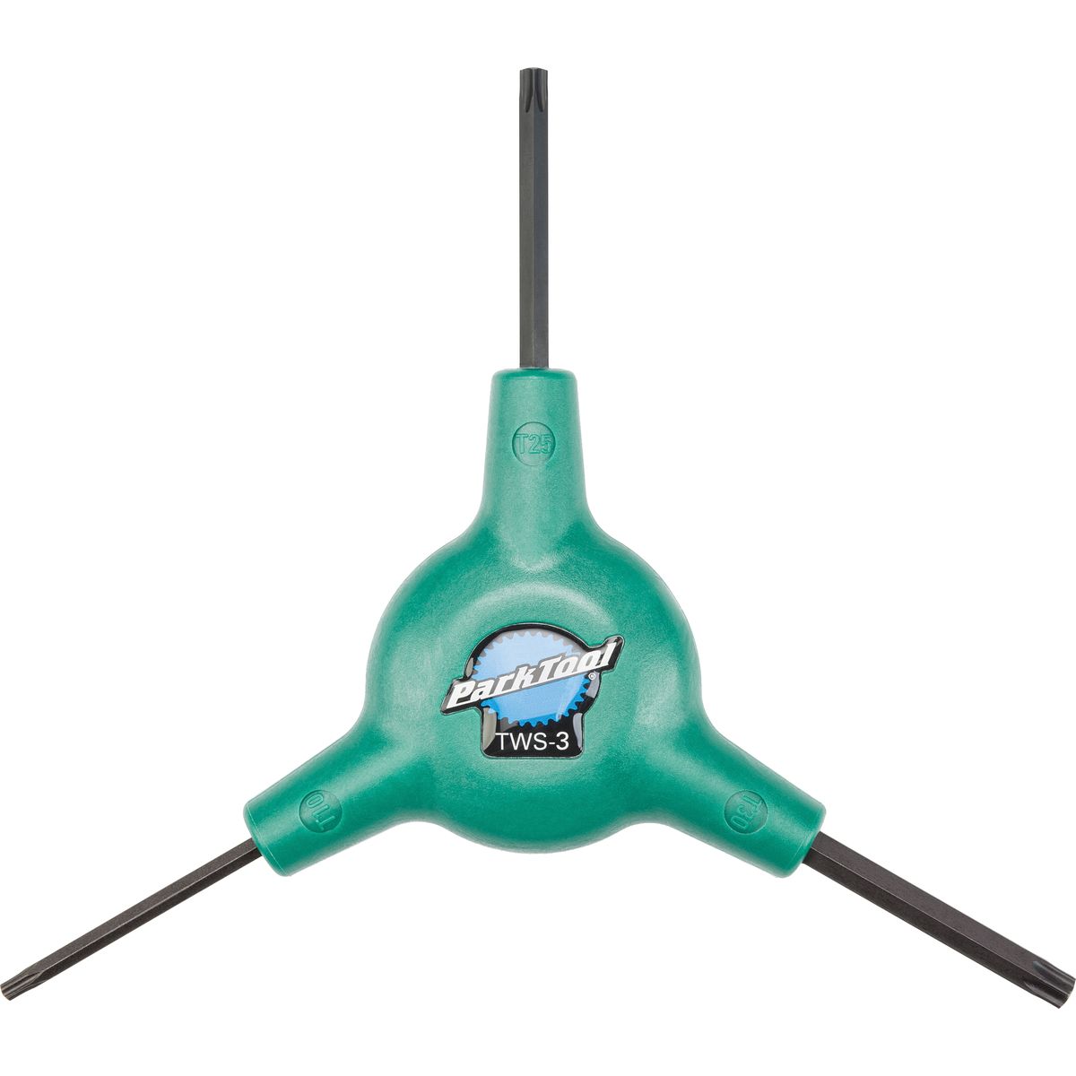 Park Tool Park Tool TWS-3 3-Way Torx Compatible Wrench Green, t10, t25, t30