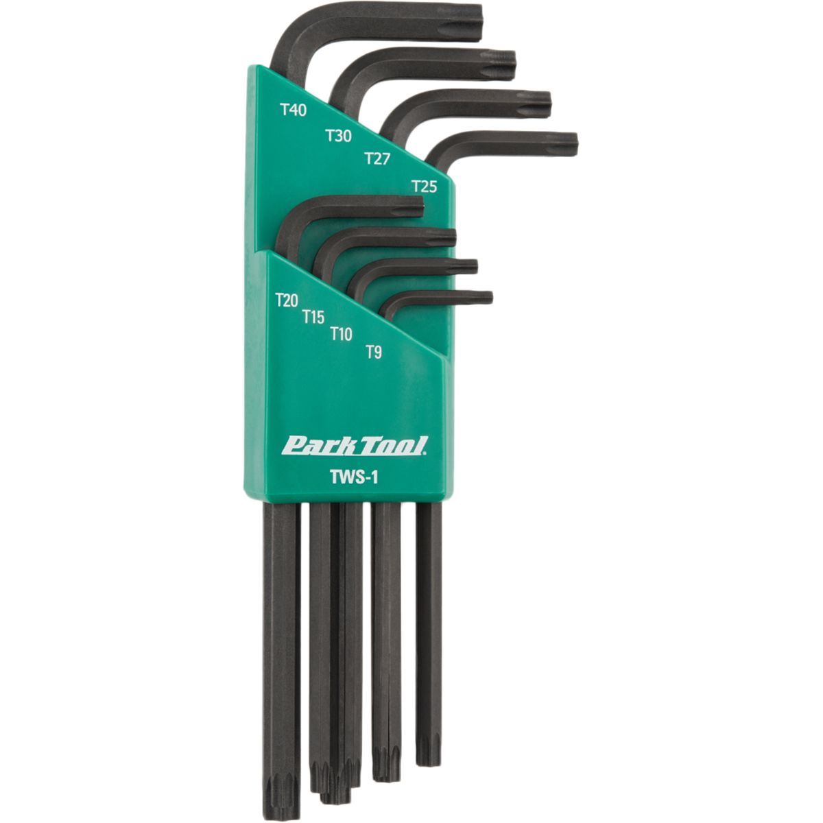 Image of Park Tool TWS-1 Torx Compatible Wrench Set Green, t9 to t40