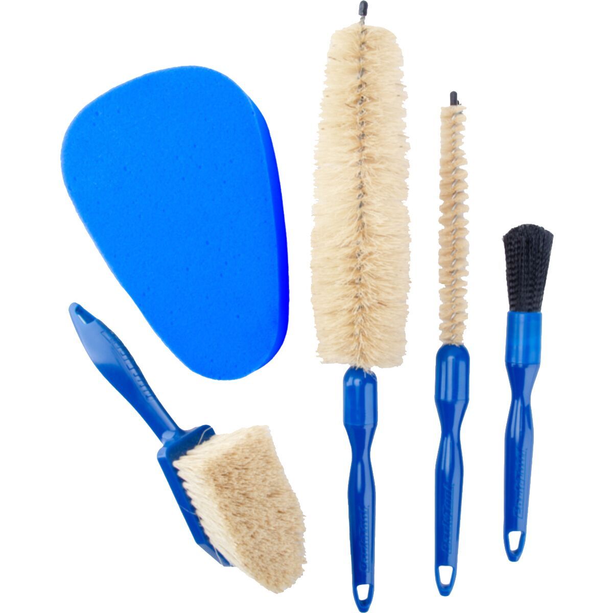 Park Tool BCB-5 Professional Bike Cleaning Brush Set Blue, 5-Piece
