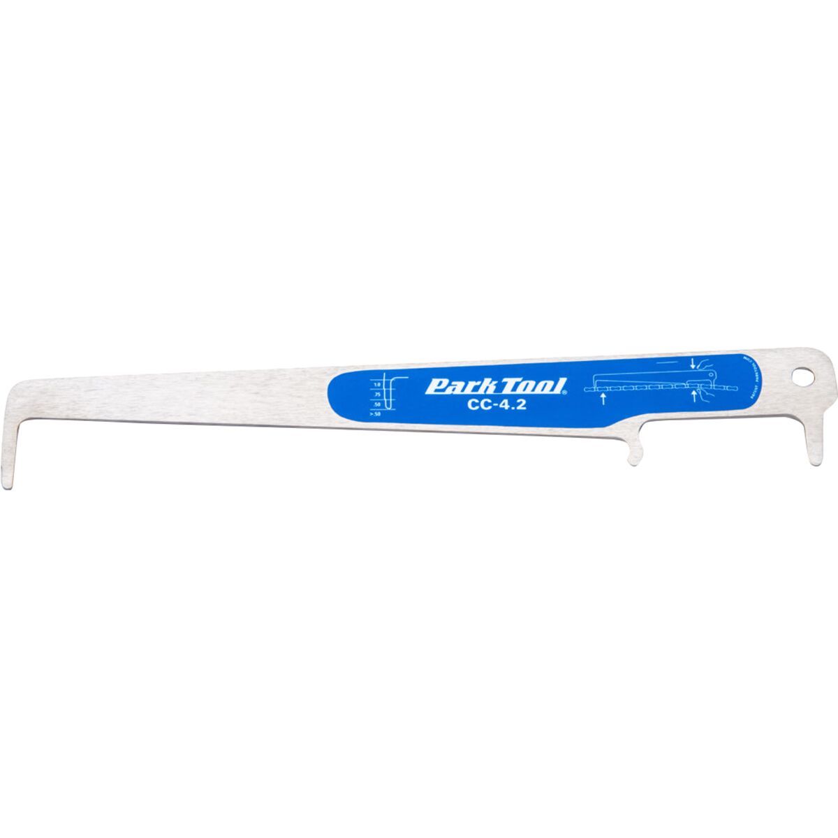 Park Tool CC-4.2 Chain Checker Silver/Blue, One Size