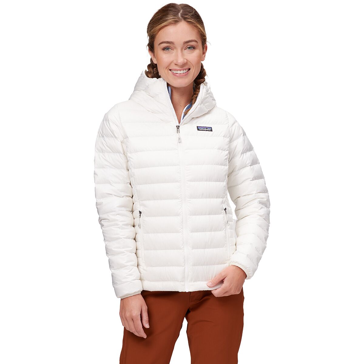 patagonia hooded down jacket women's