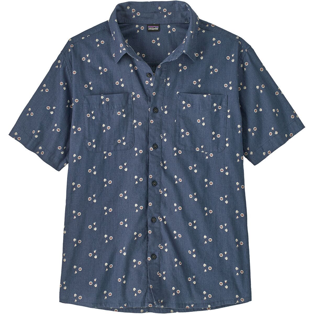 Image of Patagonia Back Step Shirt - Men's Bouquet: Dolomite Blue, S