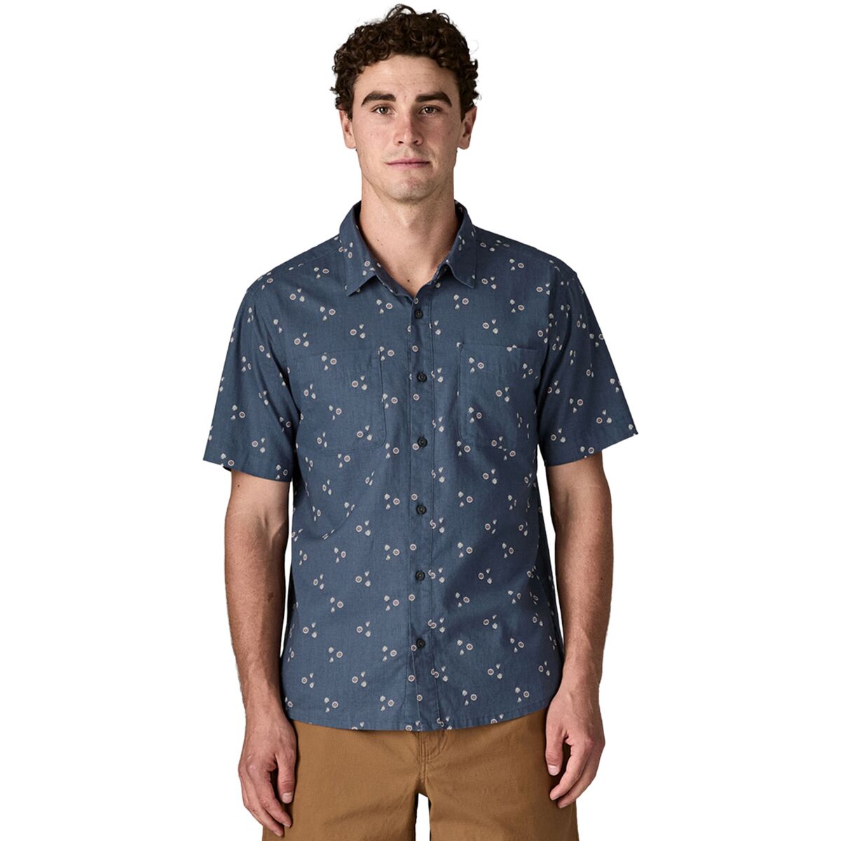 Image of Patagonia Back Step Shirt - Men's Bouquet: Dolomite Blue, S