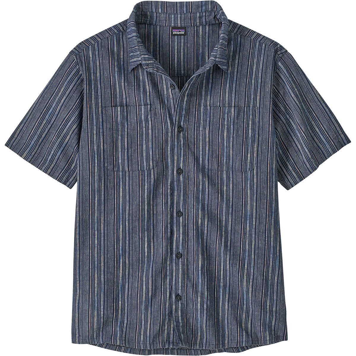 Image of Patagonia Back Step Shirt - Men's Rapids: New Navy, S