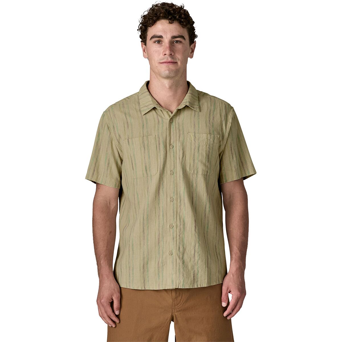 Image of Patagonia Back Step Shirt - Men's Rapids: Weathered Stone, XXL